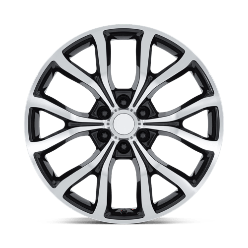 OE Creations PR230 Gloss Black W/ Machined Face 22x9.5 +44 6x135mm 87.1mm - Wheelwiz