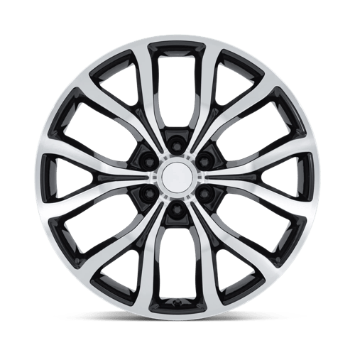 OE Creations PR230 Gloss Black W/ Machined Face 24x10 +31 6x135mm 87.1mm
