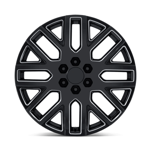OE Creations PR231 Gloss Black Milled 22x9 +28 6x139.7mm 78.1mm - Wheelwiz
