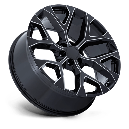 OE Creations PR177 Gloss Black Milled 26x10 +24 6x139.7mm 78.1mm - Wheelwiz