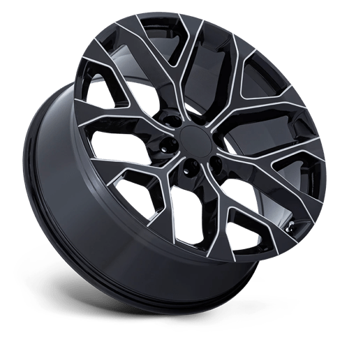 OE Creations PR177 Gloss Black Milled 26x10 +24 6x139.7mm 78.1mm