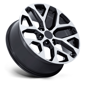 OE Creations PR177 Gloss Black Machined Face 26x10 +24 6x139.7mm 78.1mm - Wheelwiz