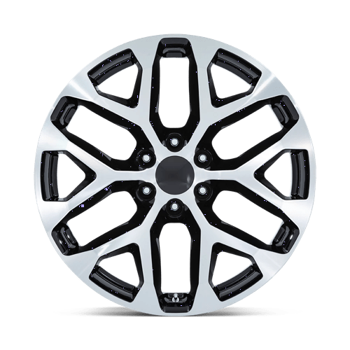 OE Creations PR177 Gloss Black Machined Face 24x10 +24 6x139.7mm 78.1mm - Wheelwiz