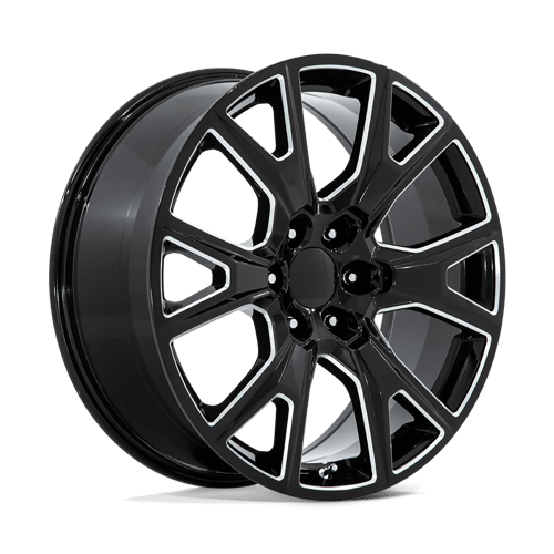 OE Creations PR199 Gloss Black Milled 22x9 +28 6x139.7mm 78.1mm - Wheelwiz