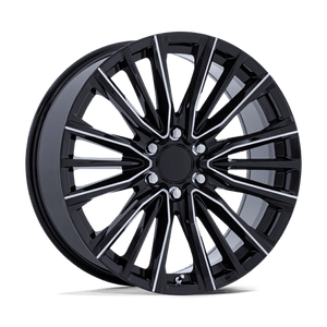 OE Creations PR223 Gloss Black Milled 24x10 +28 6x139.7mm 78.1mm