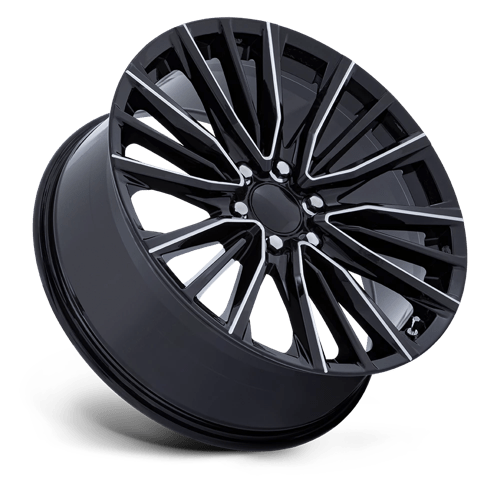 OE Creations PR223 Gloss Black Milled 24x10 +28 6x139.7mm 78.1mm