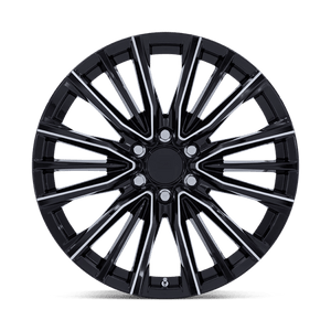 OE Creations PR223 Gloss Black Milled 22x9 +28 6x139.7mm 78.1mm