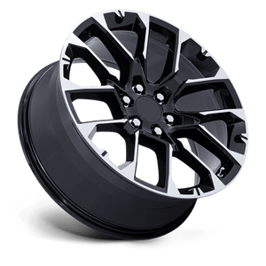 OE Creations PR224 Gloss Black W/ Machined Face 22x9 +28 6x139.7mm 78.1mm
