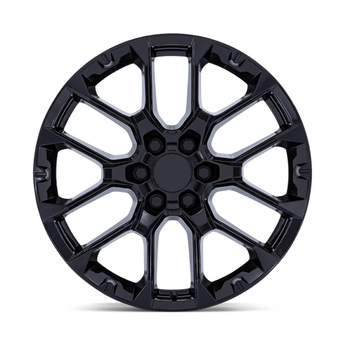 OE Creations PR224 Gloss Black 22x9 +28 6x139.7mm 78.1mm