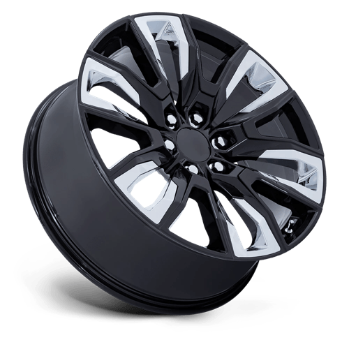 OE Creations PR225 Gloss Black W/ Accents 24x10 +31 6x139.7mm 78.1mm