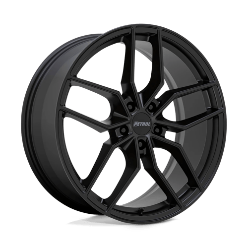 Petrol P5C Matte Black 20x8.5 +40 5x114.3mm 76.1mm - Wheelwiz