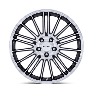 Petrol PE001 P1D Gloss Black W/ Machined Face 17x8 +40 5x112mm 72.6mm - Wheelwiz