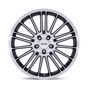 Petrol PE001 P1D Gloss Black W/ Machined Face 20x8.5 +35 5x120mm 74.1mm