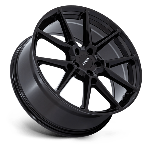 Petrol PE002 P1E Gloss Black 17x8 +40 5x108mm 72.6mm - Wheelwiz