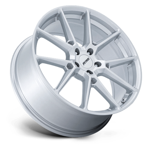 Petrol PE002 P1E Gloss Silver 17x8 +35 5x100mm 72.6mm - Wheelwiz