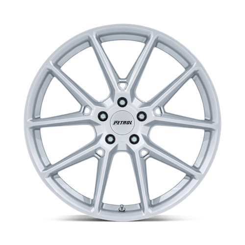 Petrol PE002 P1E Gloss Silver 17x8 +35 5x100mm 72.6mm - Wheelwiz