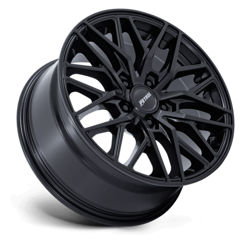 Petrol PE004 P3E Matte Black 17x8 +35 5x120mm 74.1mm - Wheelwiz