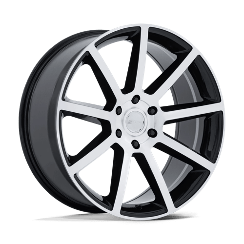 Petrol PE007 P6E Gloss Black W/ Machined Face 22x9.5 +30 6x135mm 87.1mm