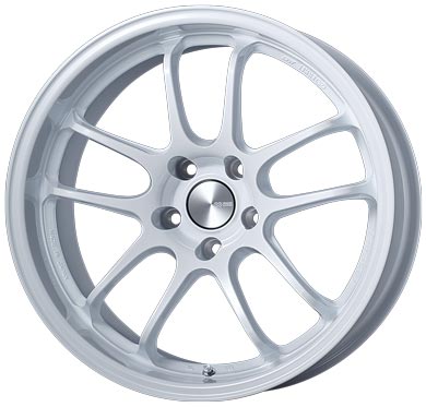 Enkei PF01EVO White Paint 18x9 +25 5x114.3mm 75mm - WheelWiz