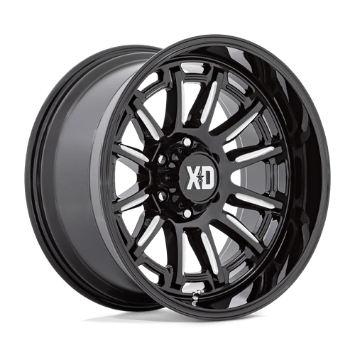 XD Series XD865 PHOENIX Gloss Black Milled 20x9 +18 5x139.7mm 78.1mm - Wheelwiz