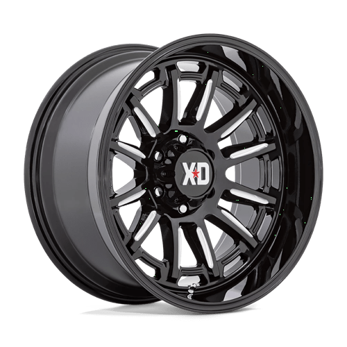 XD Series XD865 PHOENIX Gloss Black Milled 20x9 +18 5x150mm 110.1mm - Wheelwiz