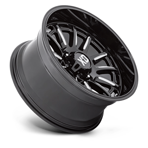 XD Series XD865 PHOENIX Gloss Black Milled 20x9 +18 5x127mm 71.5mm - Wheelwiz