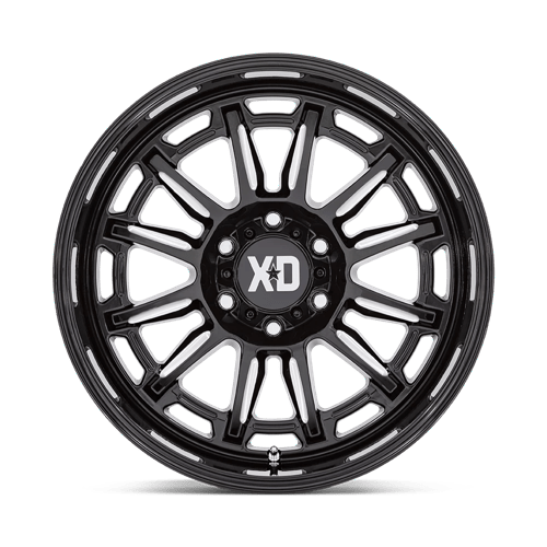 XD Series XD865 PHOENIX Gloss Black Milled 20x10 -18 6x135mm 87.1mm - Wheelwiz