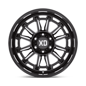 XD Series XD865 PHOENIX Gloss Black Milled 20x9 +18 5x127mm 71.5mm - Wheelwiz