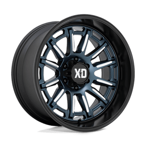 XD Series XD865 PHOENIX Metallic Blue Milled W/ Blk Lp 20x9 +18 6x139.7mm 106.1mm - Wheelwiz