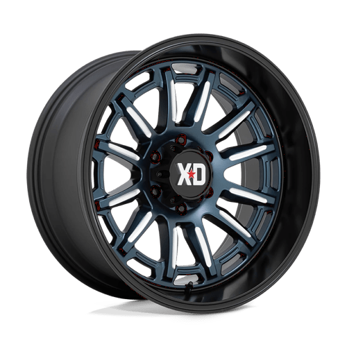 XD Series XD865 PHOENIX Metallic Blue Milled W/ Blk Lp 20x9 0 6x139.7mm 106.1mm - Wheelwiz