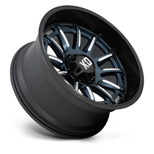 XD Series XD865 PHOENIX Metallic Blue Milled W/ Blk Lp 20x9 0 5x127mm 71.5mm - Wheelwiz
