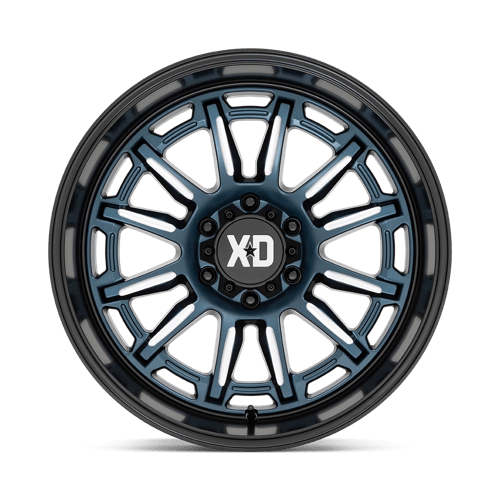 XD Series XD865 PHOENIX Metallic Blue Milled W/ Blk Lp 20x9 +18 6x114.3mm 66.1mm - Wheelwiz