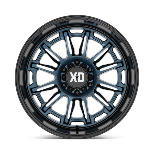 XD Series XD865 PHOENIX Metallic Blue Milled W/ Blk Lp 20x9 0 6x139.7mm 106.1mm - Wheelwiz