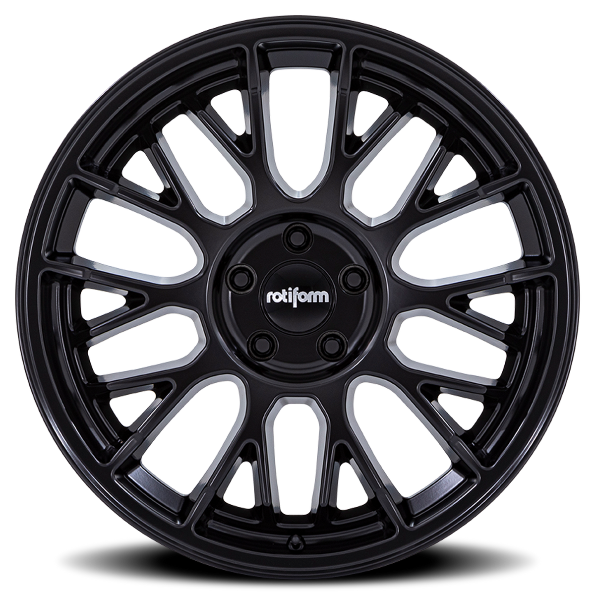 Rotiform RC204 PHX Matte Black 20x8.5 +20 5x112mm 66.6mm - Wheelwiz
