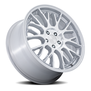 Rotiform RC204 PHX Gloss Silver W/ Machined Face 20x10 +35 5x112mm 66.6mm
