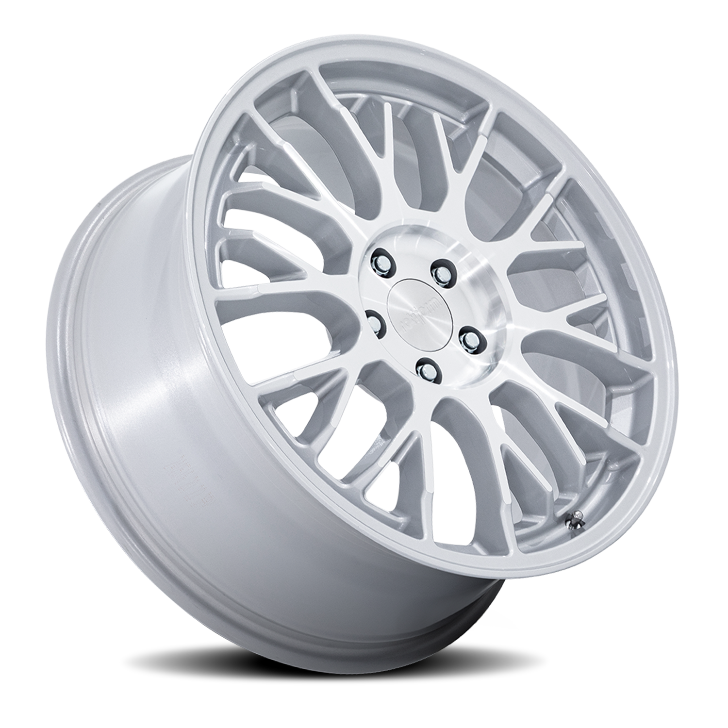 Rotiform RC204 PHX Gloss Silver W/ Machined Face 20x10 +40 5x120mm 72.6mm - Wheelwiz