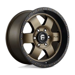 Fuel Offroad D617 PODIUM Matte Bronze Black Bead Ring 18x9 +20 6x139.7mm 108mm - WheelWiz