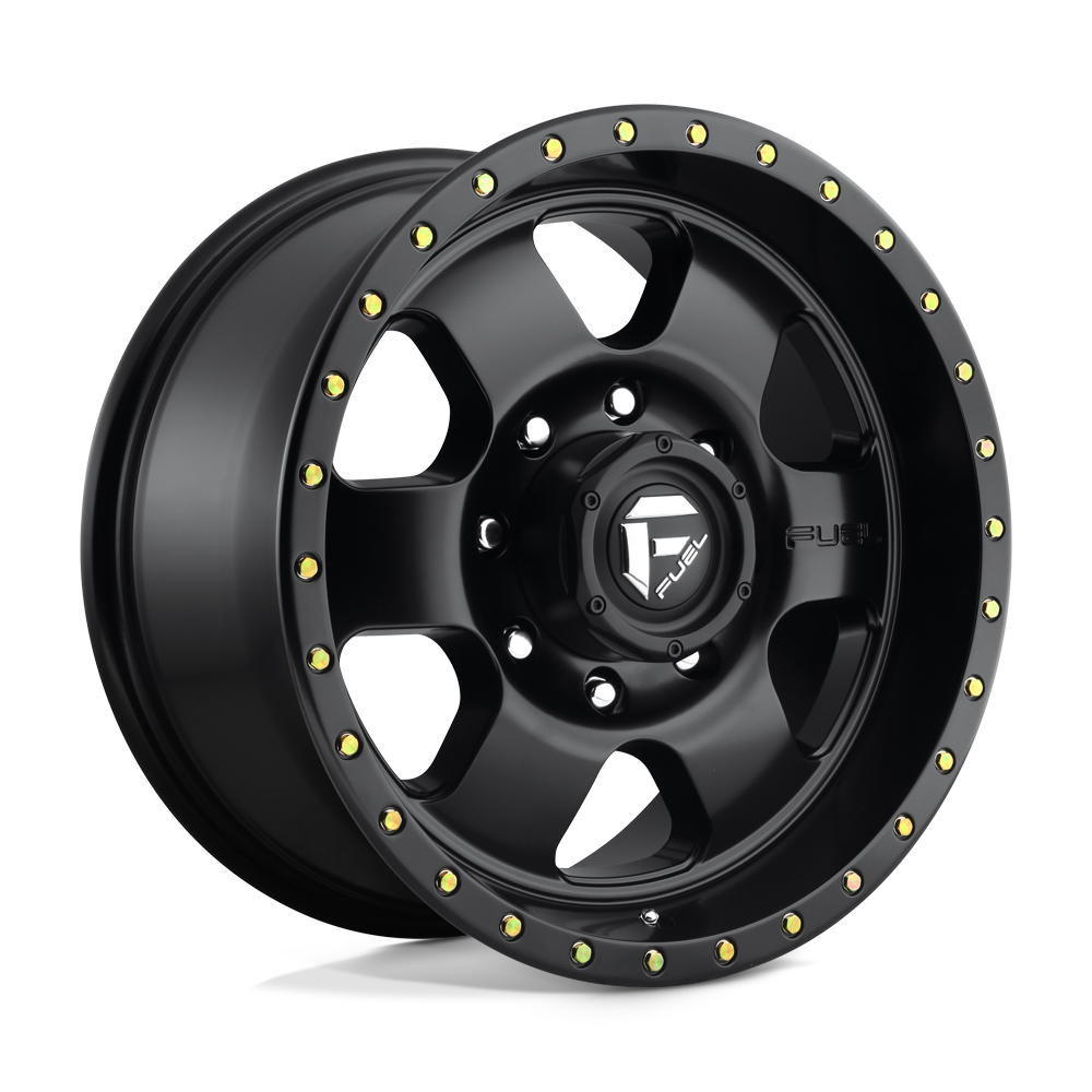 Fuel Offroad D618 PODIUM Matte Black 18x9 +20 8x180mm 124.2mm - WheelWiz