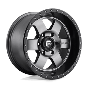 Fuel Offroad D619 PODIUM Matte Gun Metal Black Bead Ring 17x9 -12 6x135mm 87.1mm - WheelWiz