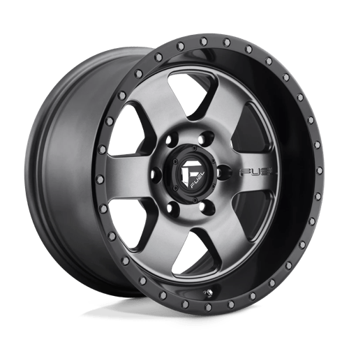 Fuel Offroad D619 PODIUM Matte Gunmetal Black Bead Ring 18x9 +1 5x127mm 78.1mm - Wheelwiz