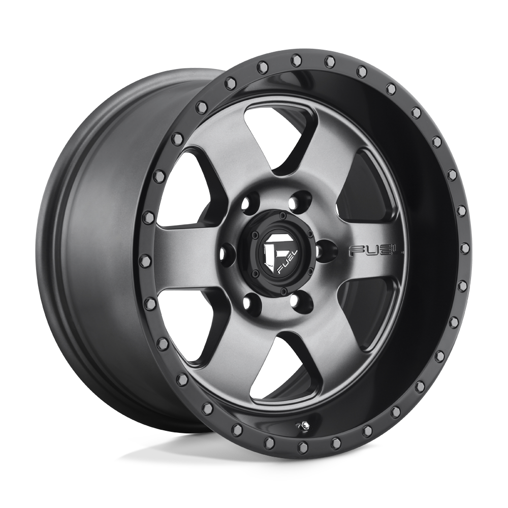 Fuel Offroad D619 PODIUM Matte Gun Metal Black Bead Ring 20x9 +01 5x127mm 78.1mm - WheelWiz