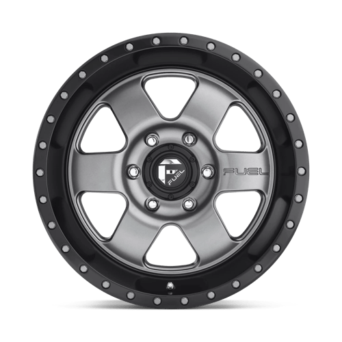 Fuel Offroad D619 PODIUM Matte Gunmetal Black Bead Ring 20x9 +20 5x150mm 110.1mm - Wheelwiz