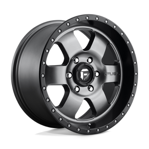 Fuel Offroad D619 PODIUM Matte Gun Metal Black Bead Ring 18x9 +20 6x139.7mm 108mm - WheelWiz