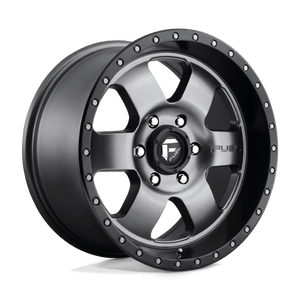 Fuel Offroad D619 PODIUM Matte Gunmetal Black Bead Ring 18x9 +20 6x135mm 87.1mm - Wheelwiz