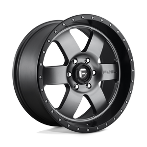 Fuel Offroad D619 PODIUM Matte Gun Metal Black Bead Ring 20x9 +20 6x139.7mm 108mm - WheelWiz