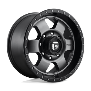 Fuel Offroad D619 PODIUM Matte Gun Metal Black Bead Ring 18x9 +20 8x170mm 125.1mm - WheelWiz