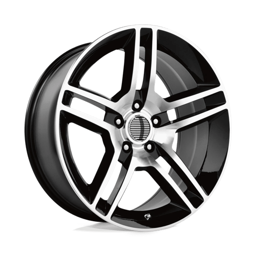 OE Creations PR101 Gloss Black Machined 18x10 +24 5x114.3mm 70.7mm - Wheelwiz