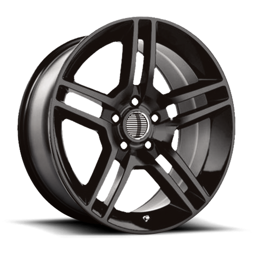 OE Creations PR101 Gloss Black 18x10 +24 5x114.3mm 70.7mm - WheelWiz