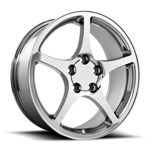 OE Creations PR104 Chrome 17x8.5 +54 5x120.65mm 70.7mm