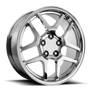 OE Creations PR105 Chrome 18x15 +58 5x120.65mm 70.7mm - WheelWiz